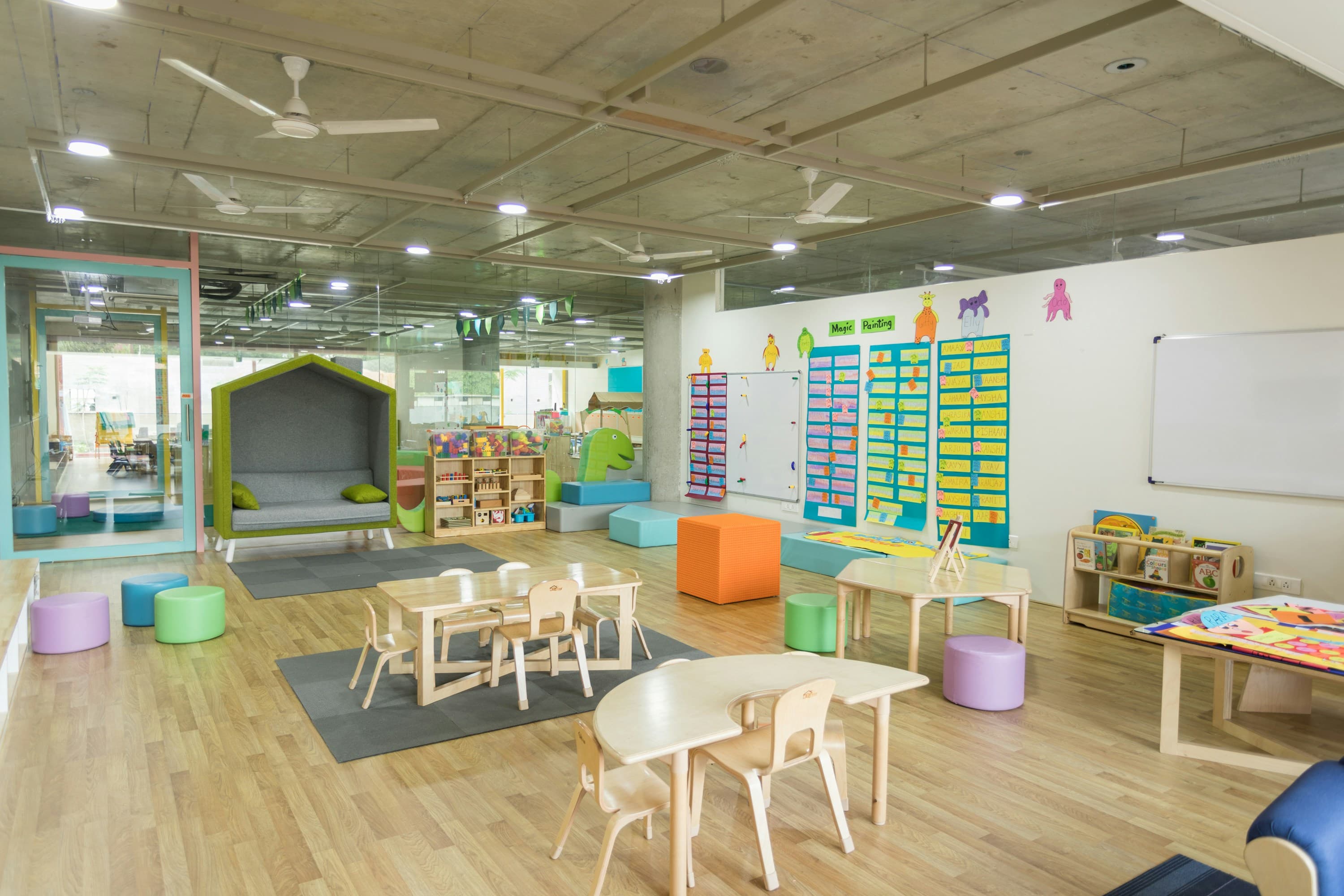 Image of the daycare main landing